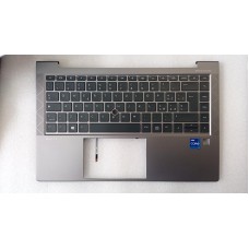 Top Cover DSC com privacy ITALIANO M44365-061 HP Notebook Cover Keyboard ZBook Firefly 14 G8 BL PS PRY HP SPS-TOP COVER W/KBD DSC BL PVCY ITL